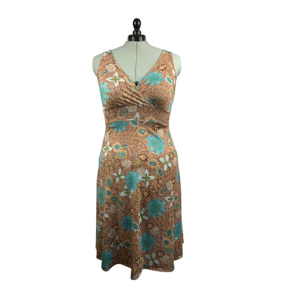 Joy Weekenders Collection Floral Sleeveless Dress  Medium - Picture 1 of 7
